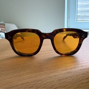 Tortoise Shell Sunglasses with Amber Lenses